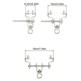 I-beam hanger, steel carrier clamp, robust steel carrier clamp, steel i-beam hanger, steel I beam heavy bag hanger, adjustable heavy duty I-beam clamp, heavy bag mount, boxing punching bag hanger