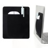 Aeaocvo Mouse Holder Sleeve, Adhesive Mouse Pocket for Laptop, 5.7x4.7in