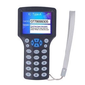 Smart RFID NFC Card Copier,10 Frequency Handheld NFC RFID Card Copier Readers Writer Duplicator,1 Card Reader+10 Keychain+10 Card+10 UID Keychain+1 USB Data Cable