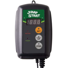 Jump Start MTPRTC Hydroponic Seedling Heat Mat Digital Thermostat Controller for Hydrofarm Heat Mats Used in Gardens, Terrariums, and Brewing, 2 Pack