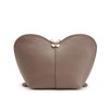 Kattee Heart Shaped Cosmetic Bag,Khaki