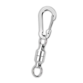 Wlikn Magnetic Releaser, Magnetic Net Release, Load Capacity 11.0 lbs (5 kg), Carabiner, Hanging Small Items, Outdoors, Camping, Climbing, Fishing