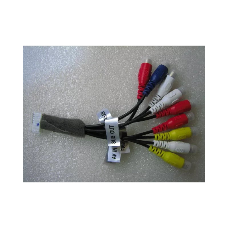 Jensen 20 Pin Wire & Pre-Amp./AV Input VX7020, VX7021, VX7022,