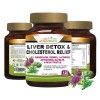 Liver Cleanse Detox Milk Thistle Extracts Silymarin, Artichoke, Dandelion, Vit