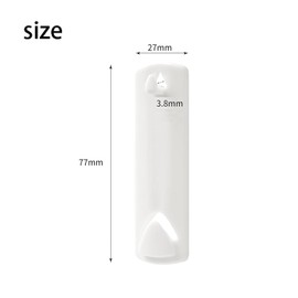 Roczential Large Canvas Hangers, Damage Free Picture Hanging Hooks Heavy Duty, Wall Hangers Without Nails, for Bathroom Kitchen Home Door Closet, White (Hook Serrated, 20)