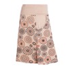 Vishes Alternative Bekleidung - Damen Mini-Rock Baumwolle Mandala-Muster extra breiter