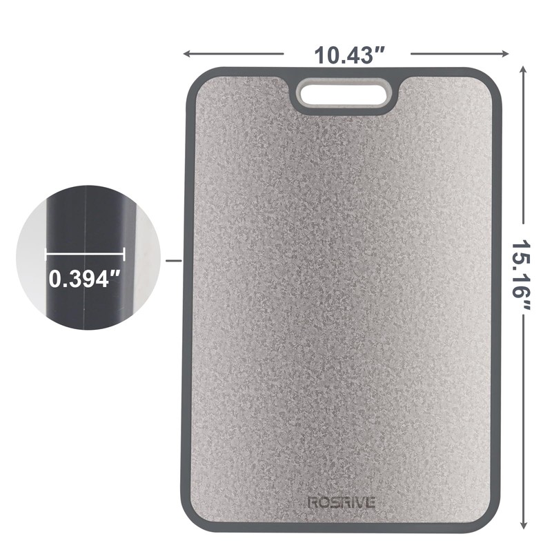 Titanium Cutting Board Double Sided Crystallization Cutting Boards for Kitchen