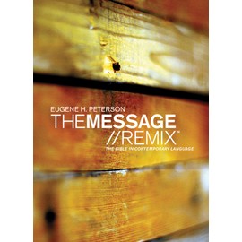 The Message//REMIX (Softcover, Wood): The Bible in Contemporary Language