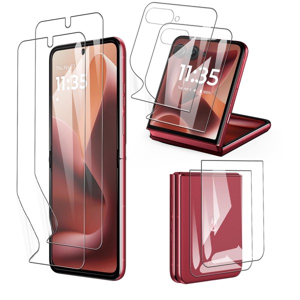 [2 Sets 6 PCS ] Screen Protector for Motorola Razr