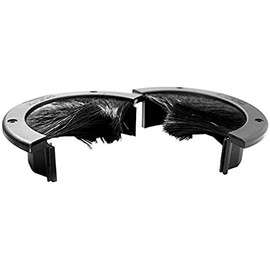 KoldLok 6" Round Brush Grommet, Large Split Grommet with Brush, Raised Floor Airflow Management 1 Pack