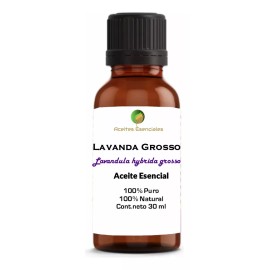 Econoclear Aceite Esencial Lavanda Grosso 100% Puro Y Natural 30 Ml
