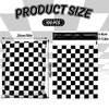 JarThenaAMCS 100Pcs 10 x 13in Checkered Poly Mailers Classic Black