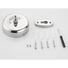 LinaLife 304 Stainless Steel Retractable Clothesline Indoor with 9.2FT Adjustable Nylon Rope, Wall Mounted Retractable Line String Clothes Line for Drying in Hotel, Bathroom, Laundry Outdoor Indoor