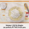 Webake 10mm Ceramic Pie Weights with Cotton Bags, Over 700
