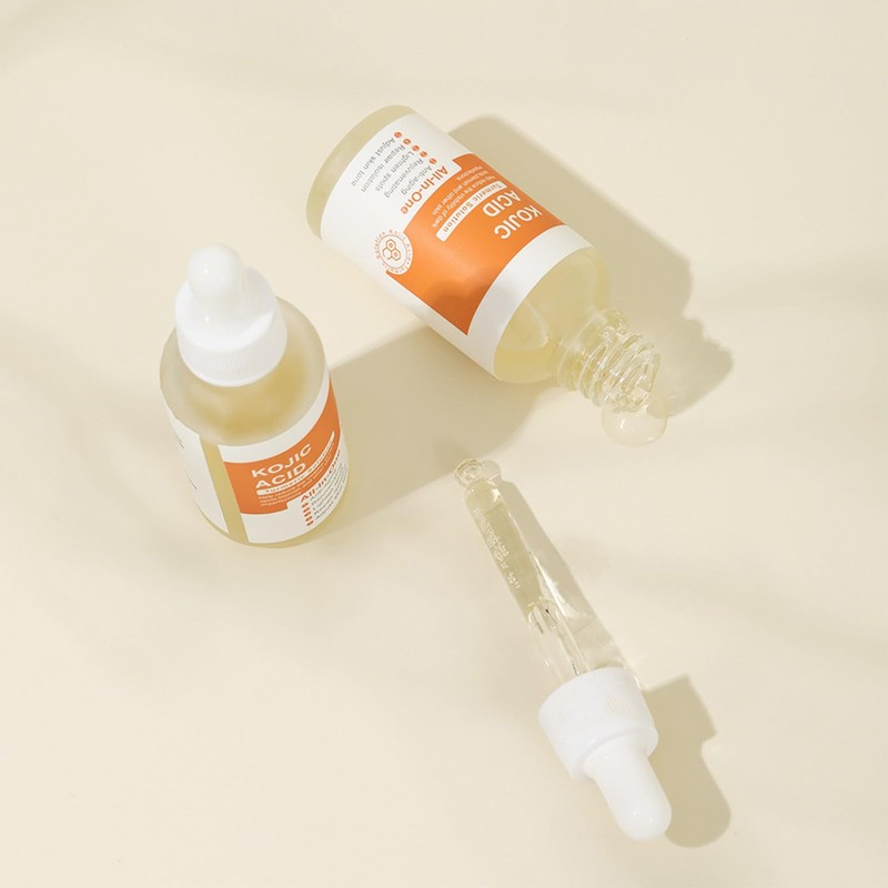 Turmeric Kojic Acid Serum, Natural Skin Lightener for Even Complexion,