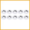 Partuto 30pcs Car Bumper Washer Bolts M6x1.0 Aluminum Alloy Silver