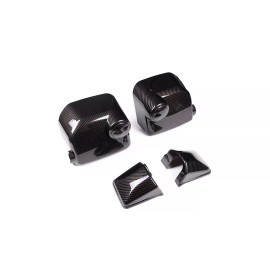 car-king888 Car Side Rearview Mirror Cover ABS Carbon Shell Kits For Toyot@ FJ Curiser 07-21