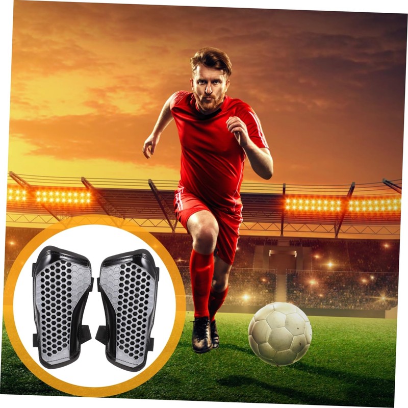 WOONEKY 1 Pair Breathable Shin Pads for Soccer Calf Guards