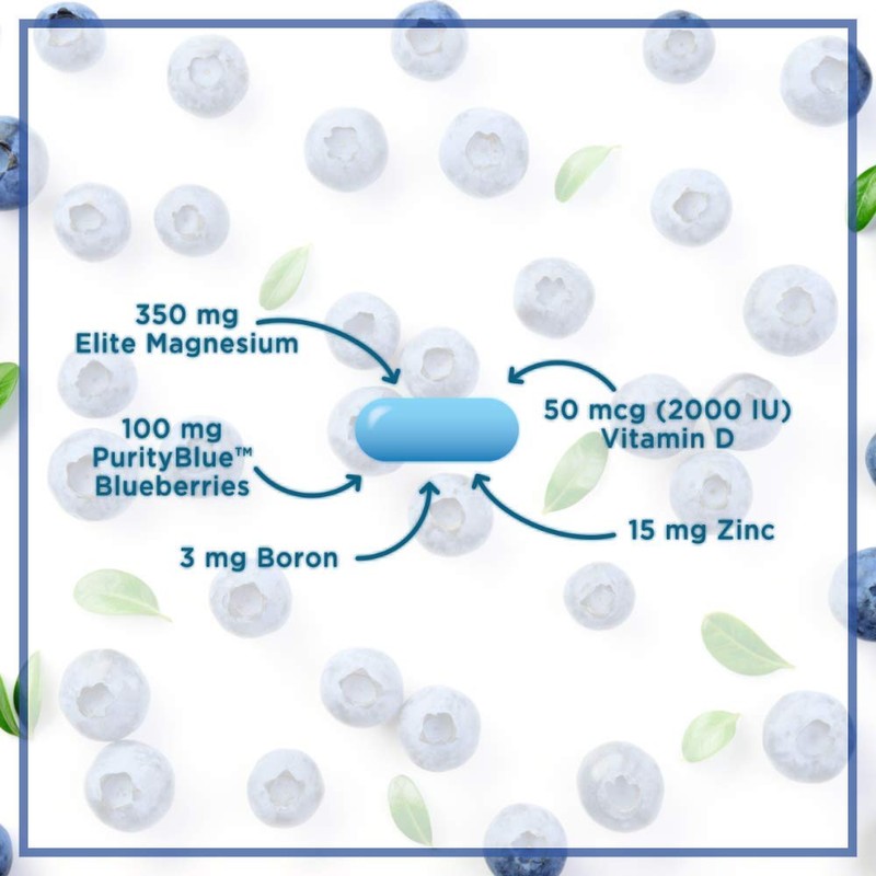 Purity Products MagBlue - Magnesium Bisglycinate Buffered & More -