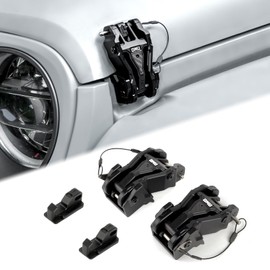 MAIKER Hood Catch Hood Lock for 2018-2024 Jeep Wrangler JL Gladiator JT