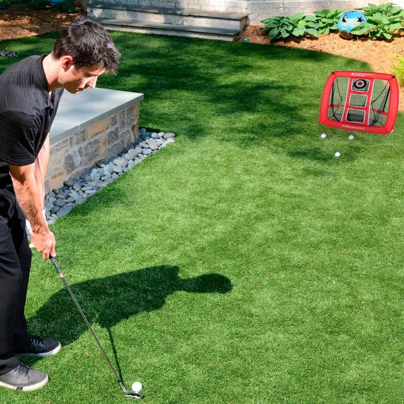 Rukket Sports Haack Chipping Net with Turf Mat & 12
