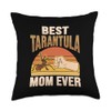 Tarantula Terrarium Design for a Pet Tarantula Mom Throw Pillow