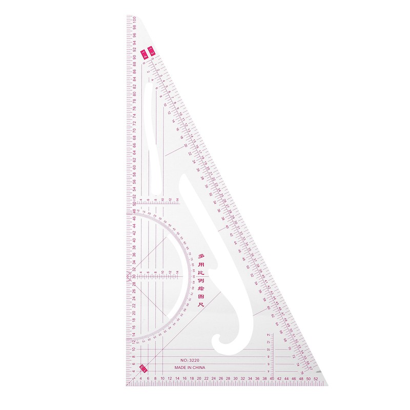 7pcs Sewing Rulers Kit French Curve Drafting Drawing Template Straight