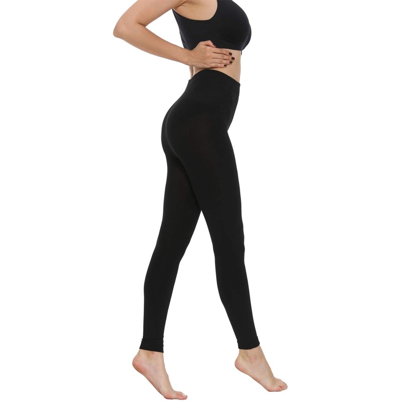 MANZI Women's 2 Pairs Super Opaque Soft Warm Fleece Tights