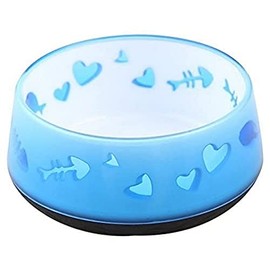 ALL FOR PAWS Modern Cat Love Feeder Bowl, Blue, 1.64 kg