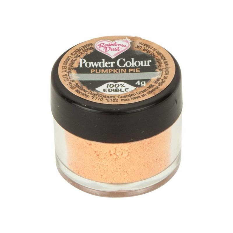 Rainbow Dust Edible Matt Powder Dust Colour 4g Pumpkin Pie