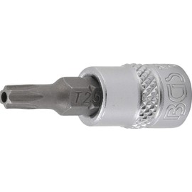 BGS 2360 | Bit Socket | 6.3 mm (1/4") Drive | T-Star tamperproof (for Torx) T25