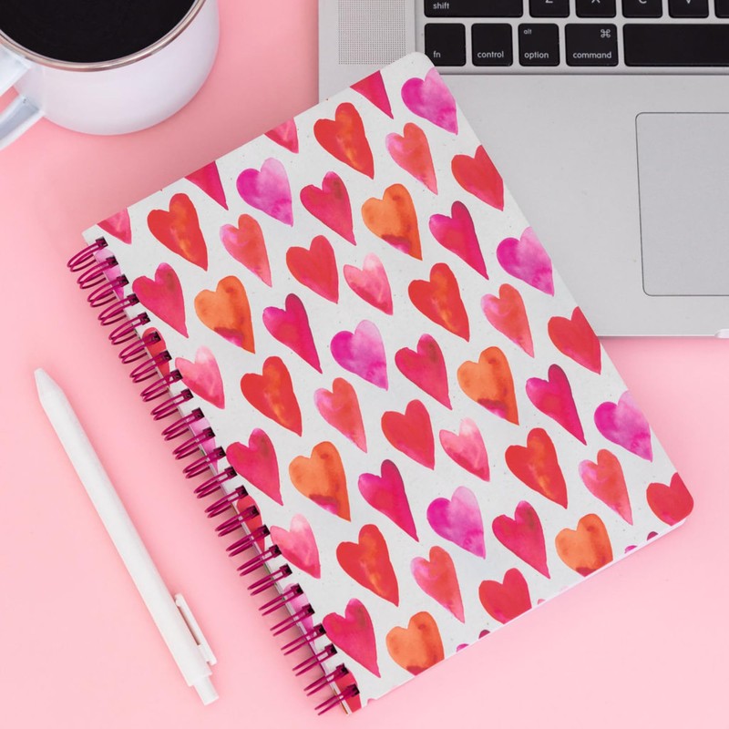 Steel Mill & Co Cute Mini Spiral Notebook, 8.25" x