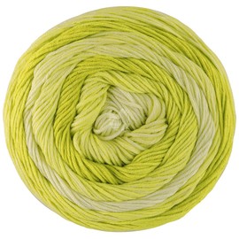 LANA GROSSA Gomitolo Tono Wool in Subtle Tone-on-tone Colour Gradient in Fruity Colours, Hand Knitting Yarn Made of 100% Cotton (Organic), 100 g Wool for Knitting and Crocheting, 360 m Yarn FB 1032