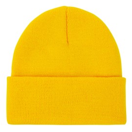 Zando Yellow Hat Kids Hats Toddler Beanies Toddler Boy Beanie Yellow Beanie Hat Yellow Beanie Kids Girls Winter Hat Girls Hat Winter Hats for Girls Beanie Hats for Kids Toddler Girl Hat