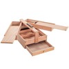 U.S. Art Supply Multi-Function Artist Tool Supply Box with Locking