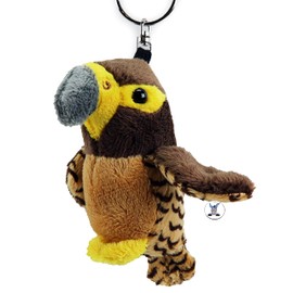 Falke Key Ring Plush Griffin Bird Cuddly Toy Pendant Brown Bjarnne