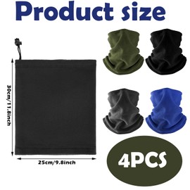 WUERKIYA Winter Neck Warmer Gaiter,Premium Multi-functional Neck Gaiter – Winter Face Mask for Men and Women – Warm, Soft, Breathable Snood for Skiing, Running & Outdoor Activities – Hand Warmer