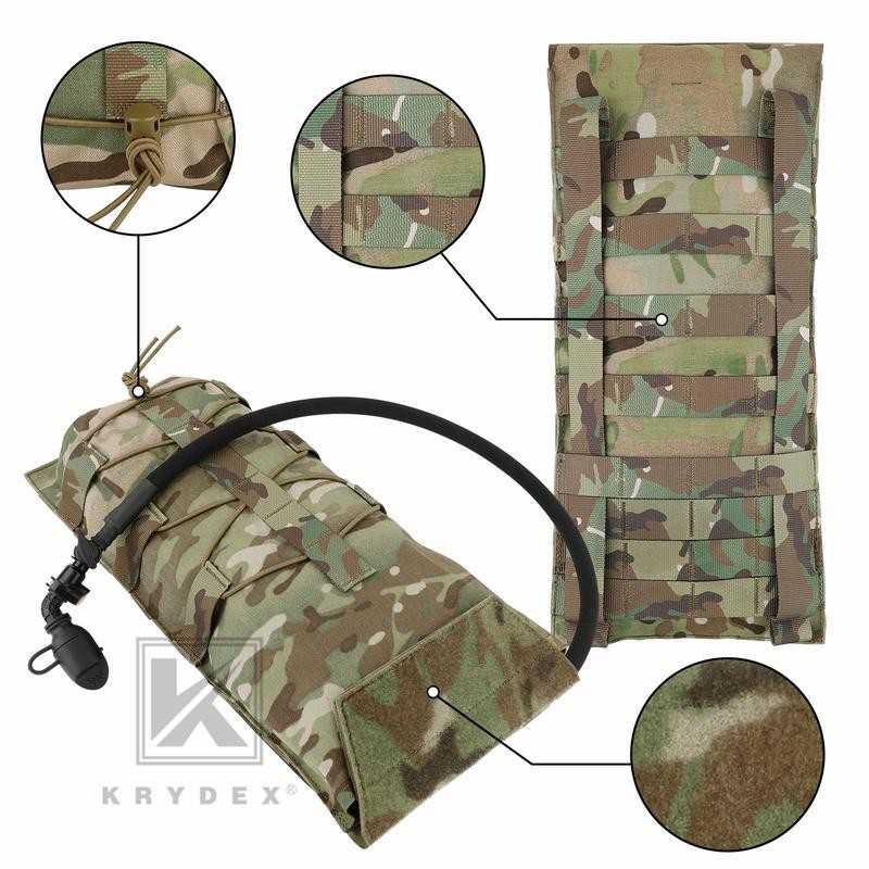 Krydex Tactical MOLLE Hydration Pack 100 oz Carrier 3L Water