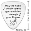 3Pcs stainless steel guitar plectrums guitar pick Guitar Pick Gifts