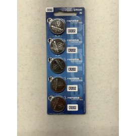 Renata 5 PACK RENATA CR2032 LITHIUM 3V BEST BEFORE 12/2031 FRESH FREE SHIPPING USA