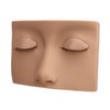Lash Mannequin Head Removable Silicone Replacement Eyelash Mannequin Head for