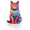 Wooden Puzzle Adult Cat Wooden Puzzle Animal Shape Puzzle Pieces,