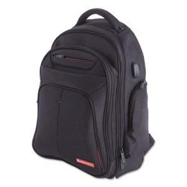 Swiss Mobility Purpose 2 Section Business Backpack, Black