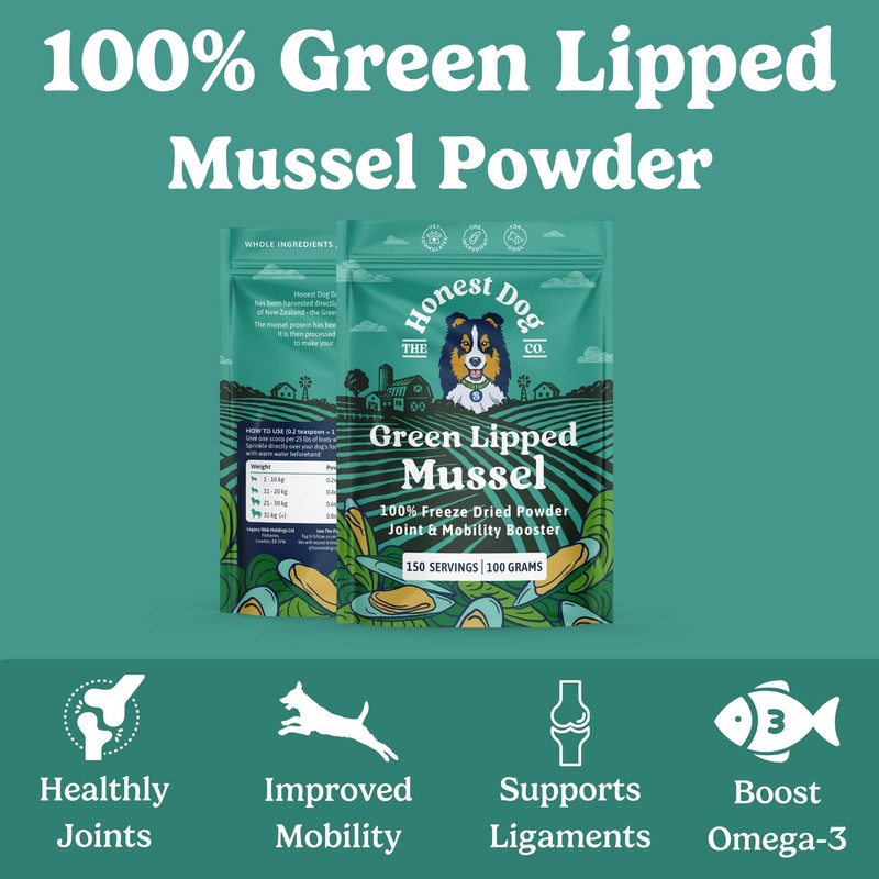 The Honest Dog Co Honest Dog Co. Green Lipped Mussel