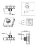 RUNCCI-YUN 4 Set 4-Position 3-Speed Fan Selector Rotary Switch Governor