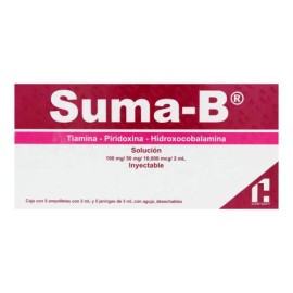 Suma-B 100/50/10 000 Mcg Con 5 Ampolletas
