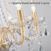 Crystal Chandelier Light Fixture, Modern K9 Crystal Chandeliers for Dining