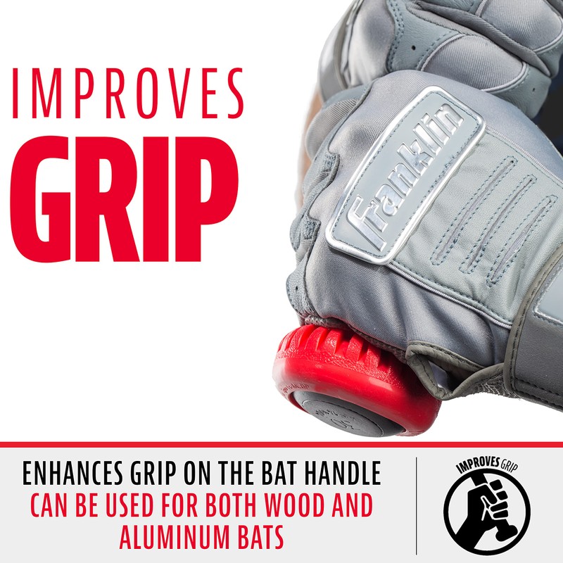 Franklin Sports Baseball Bat Grip Knob - Gator Grip Bat