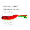 Brake Pad Thickness Measuring Tool – SAE & MM Dual-Scale