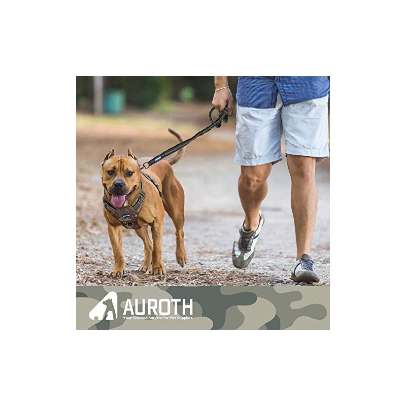 AUROTH Correa para perros grandes, resistente correa elástica para perro,